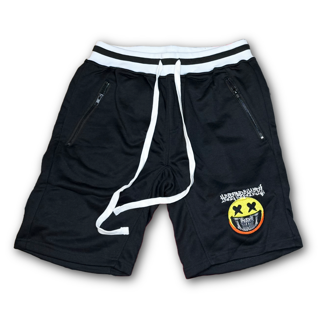 Fake Smiles Zipper Pocket Shorts