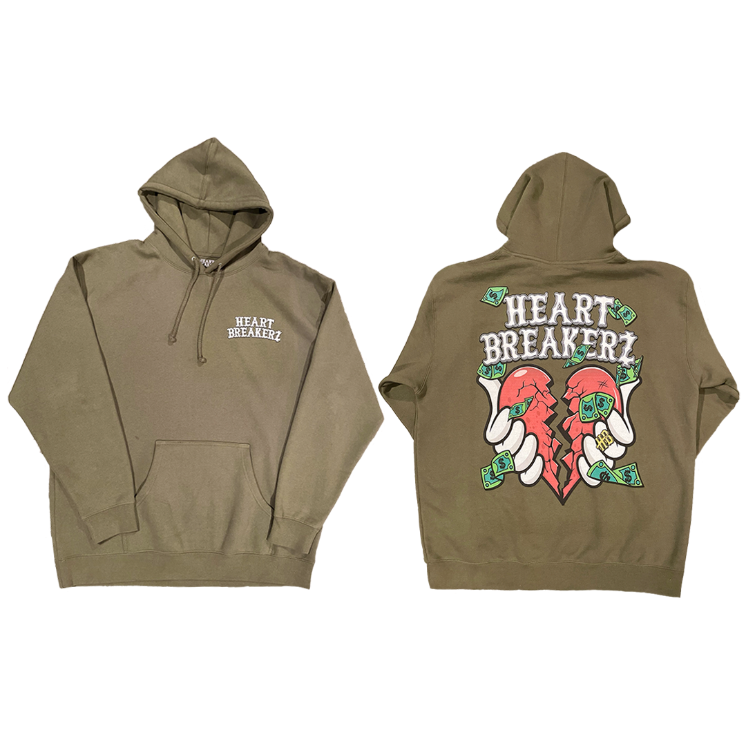 Green Heartbreakerz Hoodie